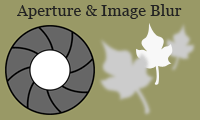 Figure 2: A small aperture will make near and far objects clearer; a larger one will make them blurrier